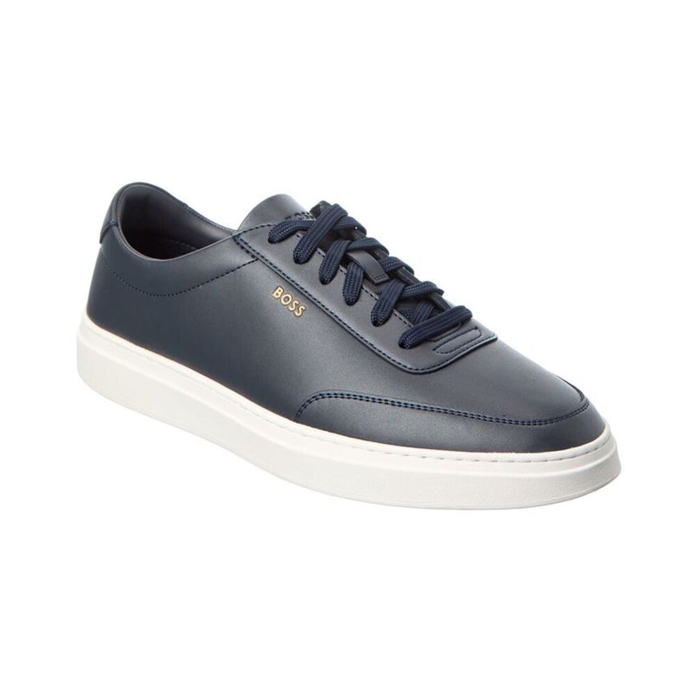 Hugo Boss Kieran Leather Sneaker, Blue